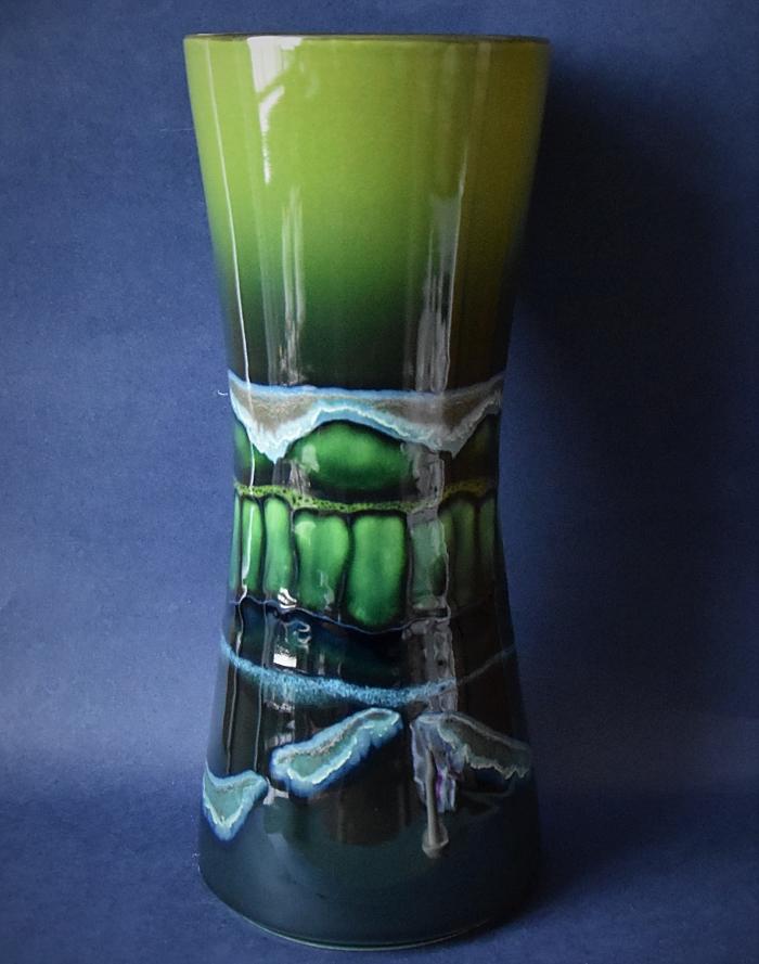 Poole Pottery Maya 34cm Hour Glass Vase