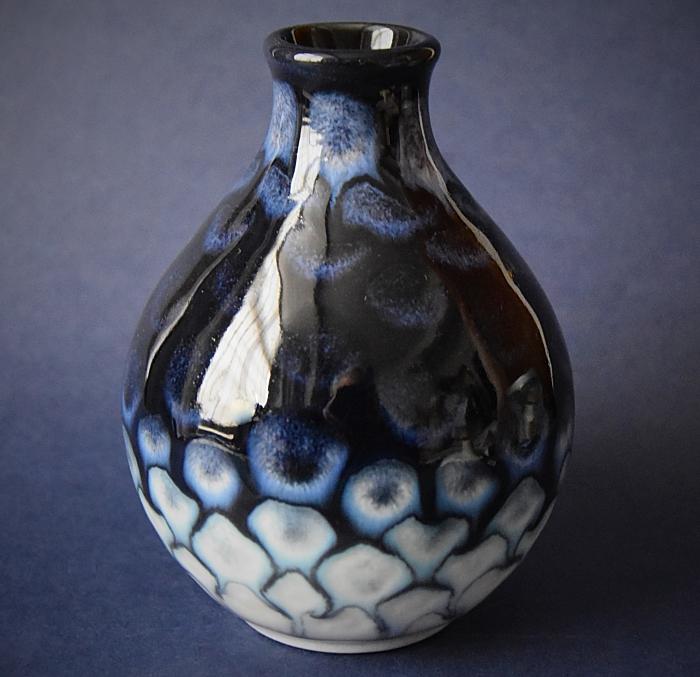 Poole Pottery Ocean 12cm Bud Vase Order by Telephone 01789 269405