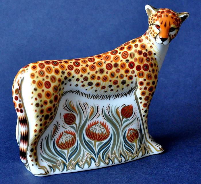 Royal Crown Derby Cheetah Mother