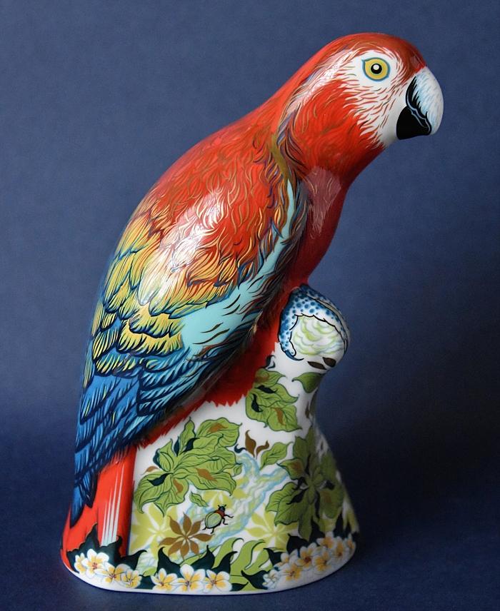 Royal Crown Derby Scarlet Macaw
