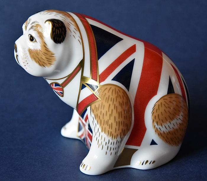 Royal Crown Derby Union Jack Bulldog