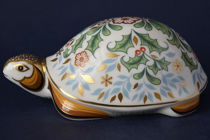 Royal Crown Derby Winter Tortoise